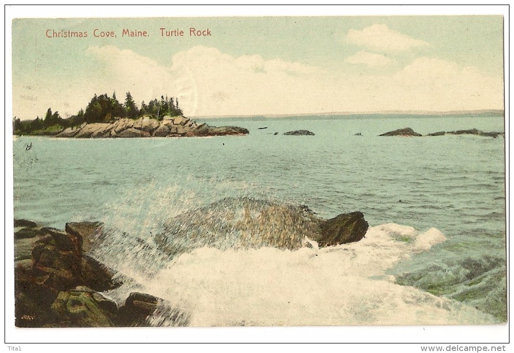 T919 -  "Turtle Rock", Christmas Cove - Portland