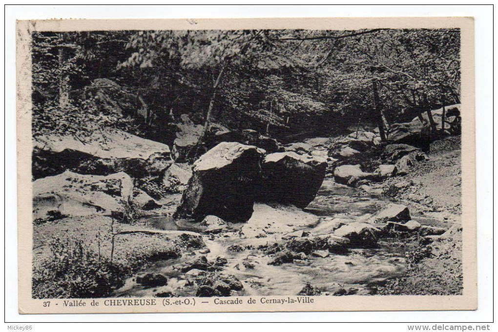 CERNAY LA VILLE--1938--Vallée De Chevreuse--Cascade  N°37 éd Lamorelle---pas Très Courante - Cernay-la-Ville