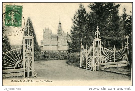 MAGNAC-LAVAL (87) - La Grille Et Le Château - Convoyeur-ligne Le Dorat à Limoges - Other & Unclassified