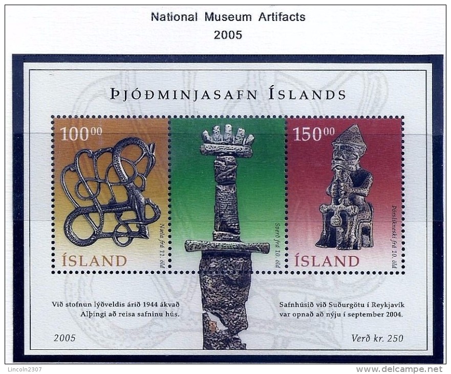 LSJP Iceland ARCHAEOLOGY National Museum Artifacts 2005 MNH - Archaeology