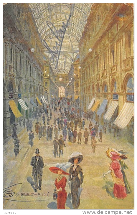 ILLUSTRATEUR  GUERZONI  MILANO  GALLERIA VITTORIO EMMANUELLE II - Guerinoni