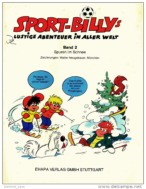 Comic  Sport-Billys Lustige Abenteuer In Aller Welt  -  Spuren Im Schnee  -  Band 2  -  Ehapa Verlag - Sonstige & Ohne Zuordnung