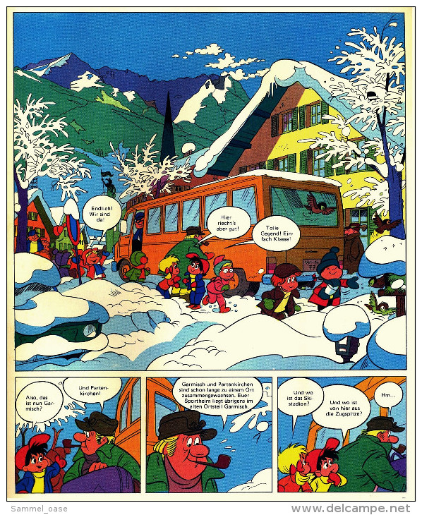 Comic  Sport-Billys Lustige Abenteuer In Aller Welt  -  Spuren Im Schnee  -  Band 2  -  Ehapa Verlag - Andere & Zonder Classificatie