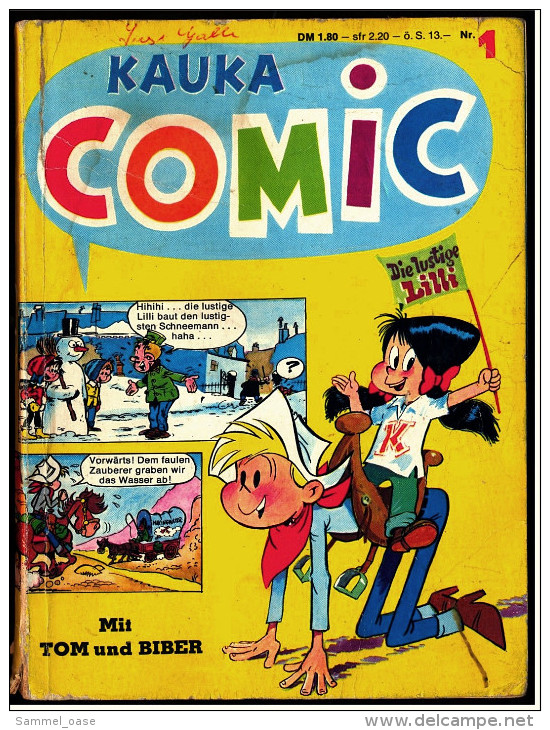 KAUKA Taschenbuch Comic Nr. 1 Von 1969  -  Mit Tom Und Biber - Micky Maus