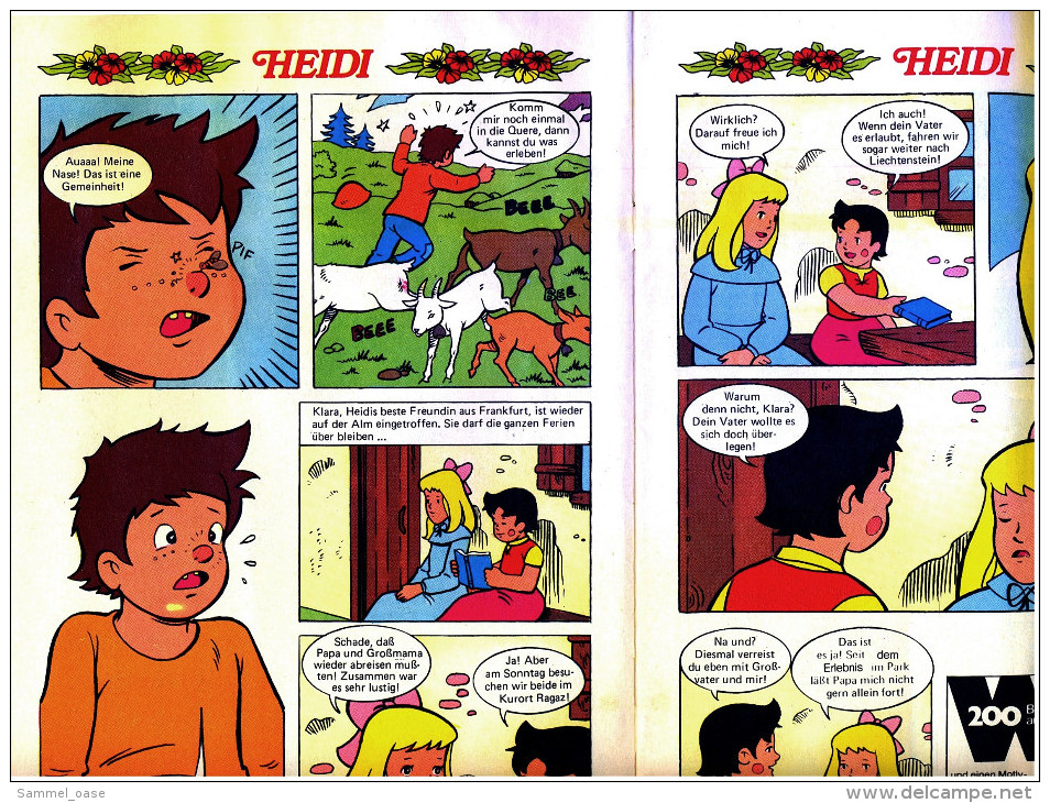Heidi  -  Ein Wunsch Geht In Erfüllung  -  Comics Nr. 53 Von Ca. 1980 - Autres & Non Classés