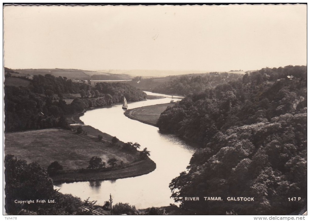 C P S M- C P M---ROYAUME UNI---River Tamar Calstock ---voir 2scans - Scilly Isles