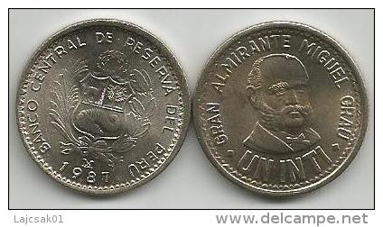 Peru 1 Inti 1987. High Grade - Peru