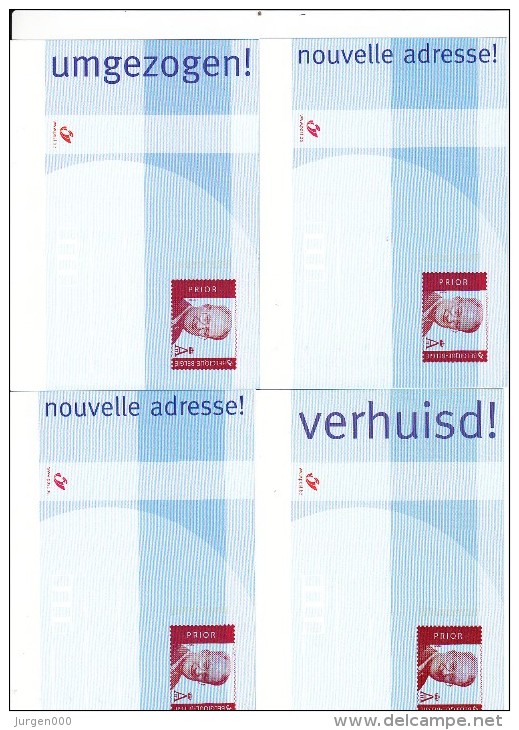 Verhuiskaarten **, 14 Stuks (X12905) - Avviso Cambiamento Indirizzo