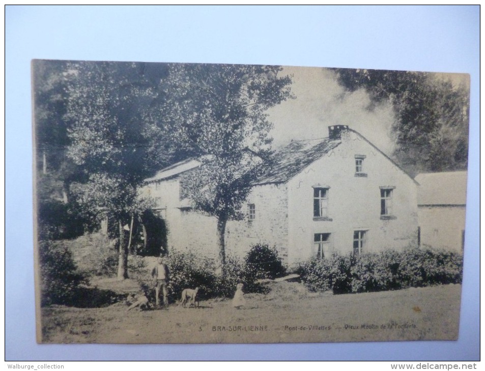 BRA-SUR-LIENNE-PONT-DE-VILLETTES-VIEUX MOULIN DE LA TORDERIE (B3565) ETAT:VOIR PHOTOS. - Stavelot