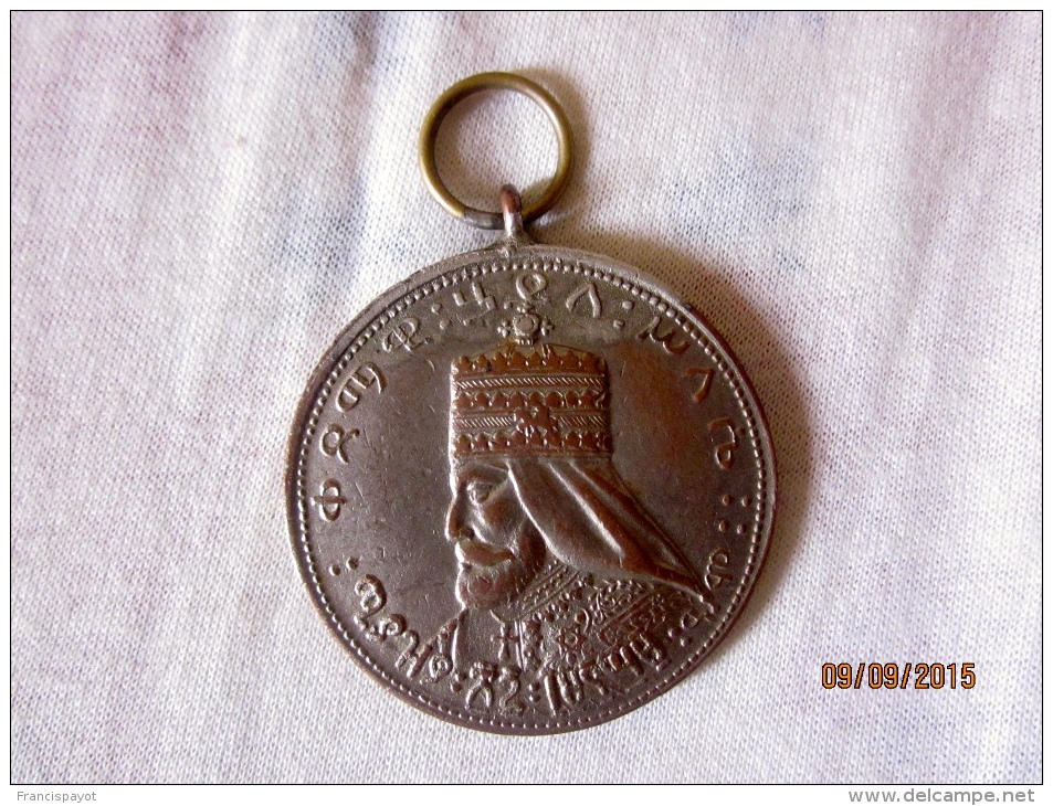 Haile Selassie Coronation Medal (40 Mm) - Non Classés