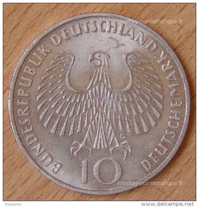 Allemagne 10 Mark J.O De Munich 1972 ARGENT - Verzamelingen