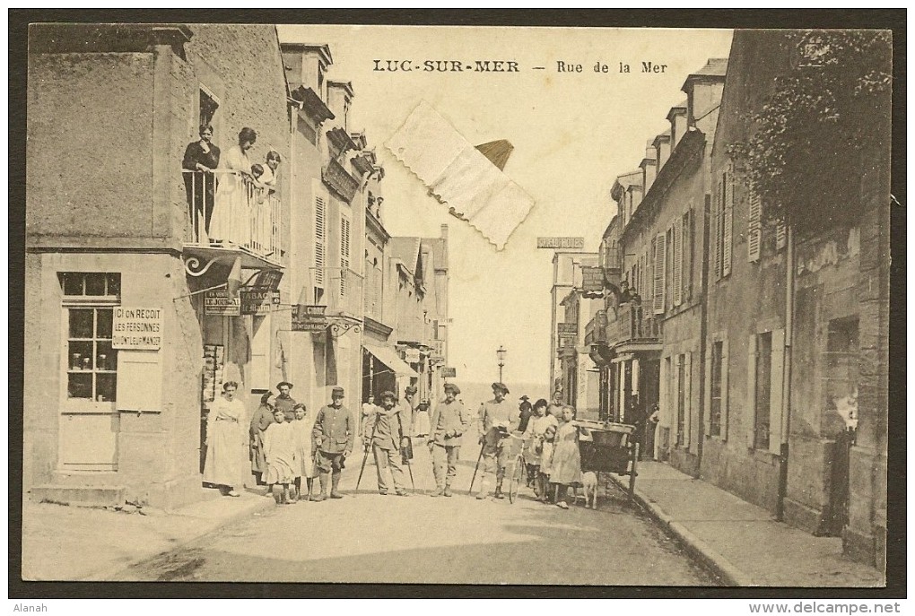 LUC Sur MER Rare Rue De La Mer (Desaix) Calvados (14) - Luc Sur Mer
