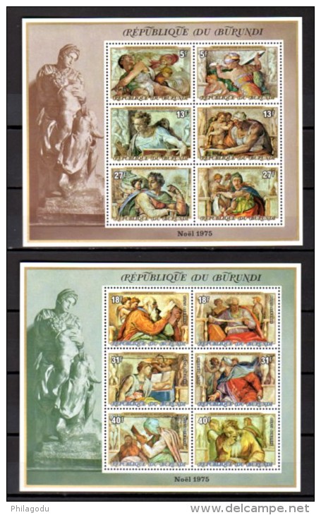 Noël I,1975, BF 84 / 85**, Cote 38,50 €, - Neufs