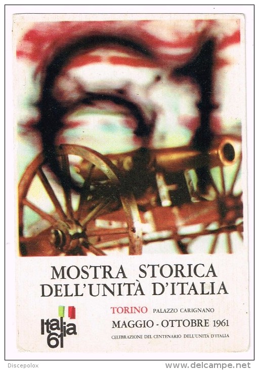 L3031 Italia 61 - Mostra Storica Dell'Unità D'Italia - Torino Palazzo Carignano 1961 / Non Viaggiata - Expositions