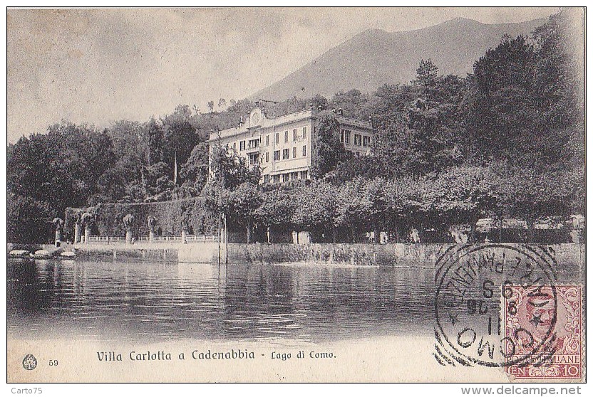 Italie - Cadenabbia - Villa Carlotta Lago Di Como - Postmarked 1906 - Verbania