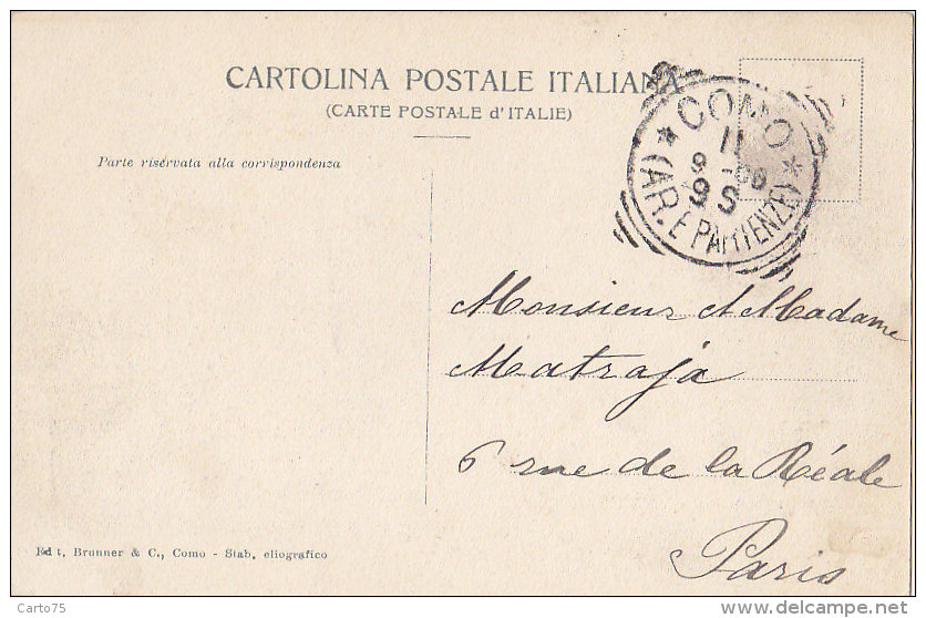 Italie - Cadenabbia - Villa Carlotta Lago Di Como - Postmarked 1906 - Verbania