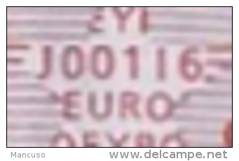 ITALIA  10 EURO  J001 I6  LAST POSITION  DUISENBERG   UNC - 10 Euro