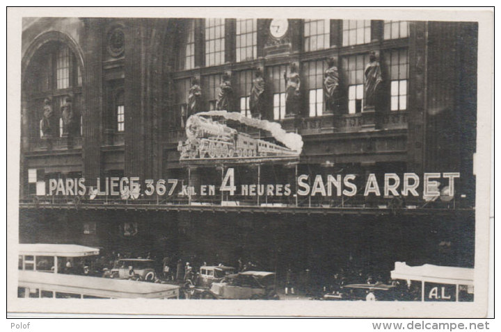 PARIS A LIEGE 367 Km En 4 Heures Sans Arret    (79740) - Metropolitana, Stazioni