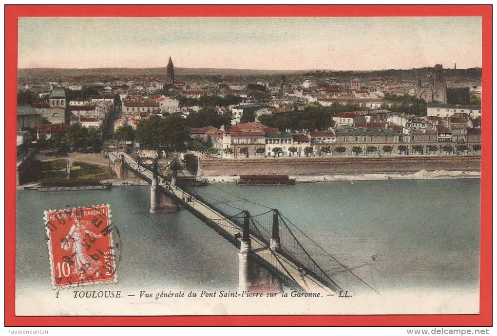 Lot de douze cartes postales anciennes de la ville de Toulouse - Éditeurs Labouche et L.L.