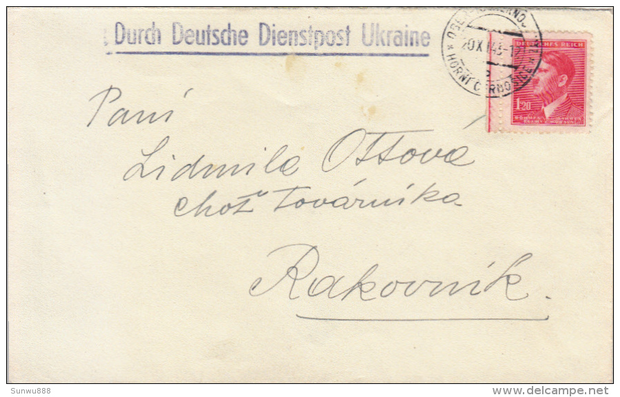 Durch Deutsche Dienstpost Ukraine 1943 - Briefe U. Dokumente