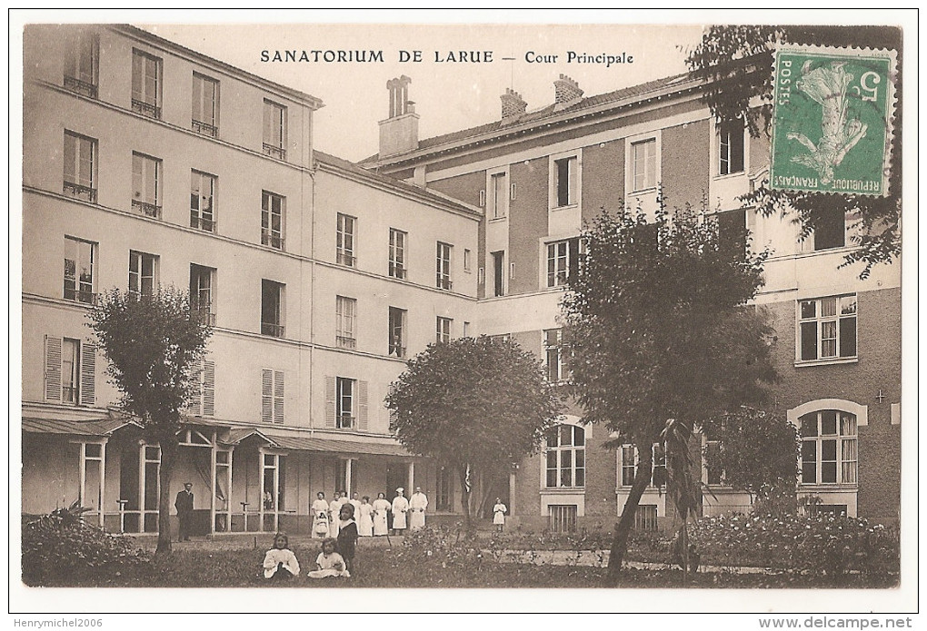 94 - Val De Marne - Sanatorium De Larue Cour Principale Animée - Other & Unclassified
