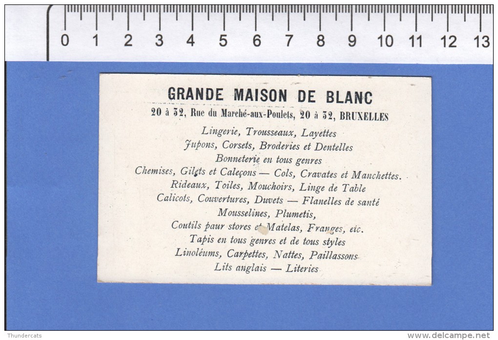 CHROMO GRANDE MAISON DE BLANC BRUXELLES LE BARRAGE DE GILEPPE - Autres & Non Classés