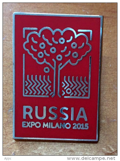 UNIVERSAL EXPO MILANO 2015. Pin Souvenir Du Pavillon De La RUSSIE.  état Neuf. Un Seul Disponible - Otros & Sin Clasificación