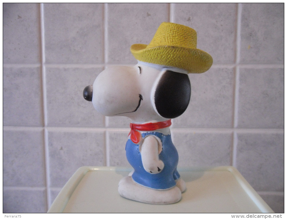 SNOOPY GIOCATTOLO IN GOMMA ANNI 60 VINTAGE - Otros & Sin Clasificación