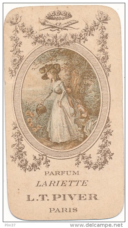 Carte Parfumée - Lariette - L. T. Piver - Calendrier - Profumeria Antica (fino Al 1960)
