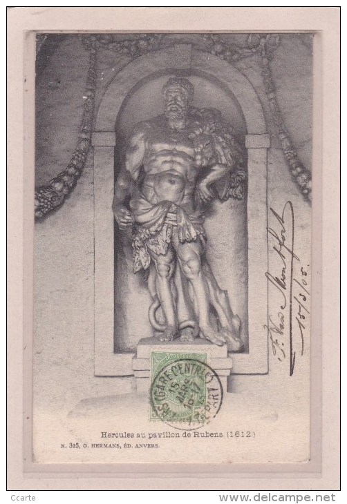 BELGIQUE - ANVERS - ANTWERPEN - HERCULES AU PAVILLON DE RUBENS (1612 ) - Antwerpen