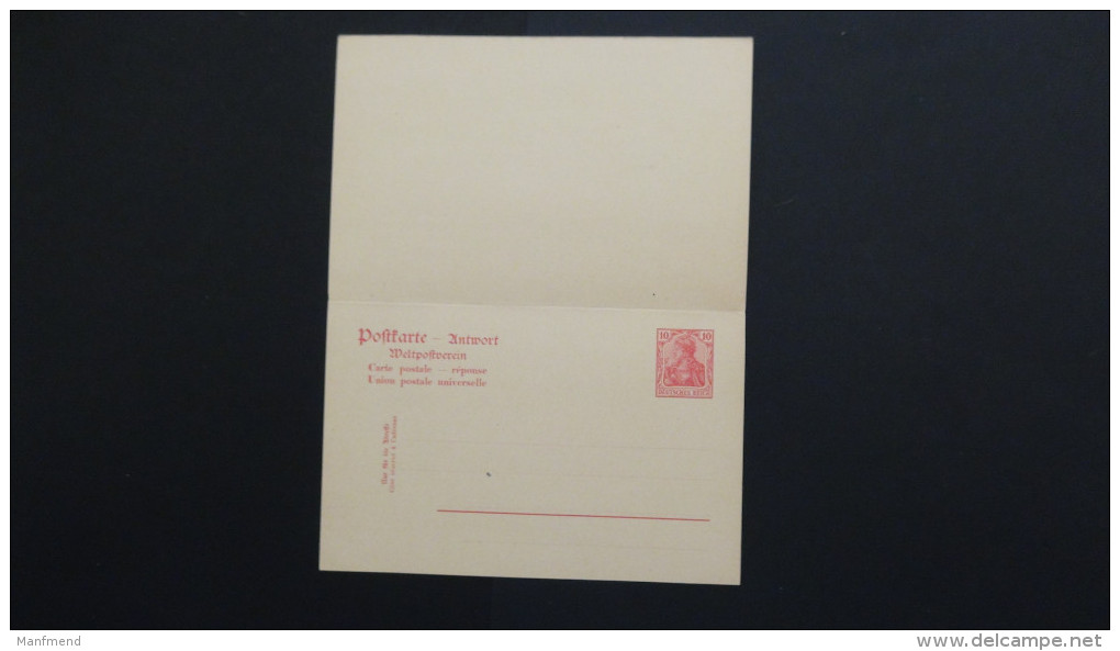 Germany - 1902 - Mi: P68 F+A** - Postal Stationery - Look Scan - Altri & Non Classificati