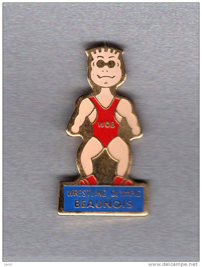 Pin's  Sport  LUTTE  WRESTLING  OLYMPIC  BEAUNOIS  ( 21 ) - Lutte