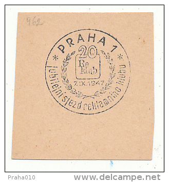 J4554 - Czechoslovakia (1947) Praha 1: "20 Re Klub" Jubilee Congress Of The Advertising Club - Factories & Industries