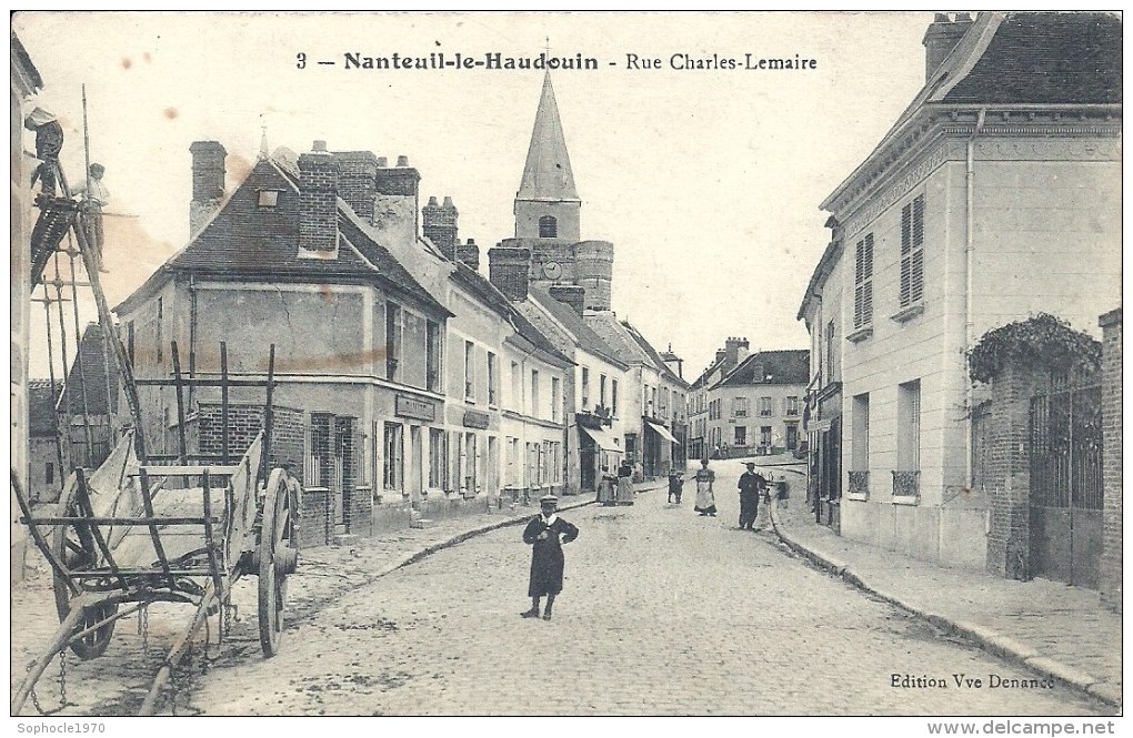 PICARDIE - 60 - OISE - NANTEUIL LE HAUDOUIN - Rue Charles Lemaire - Nanteuil-le-Haudouin