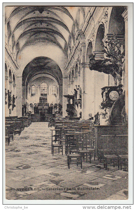 Nivelles, Interieur De La Collégiale  (pk23155) - Nijvel