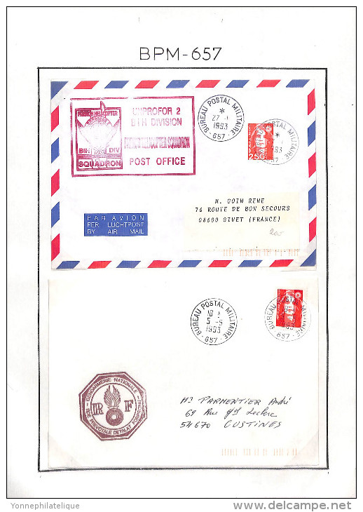 BUREAUX POSTAUX MILITAIRES hors guerre - documents et lettres diverses -voir tous les scans