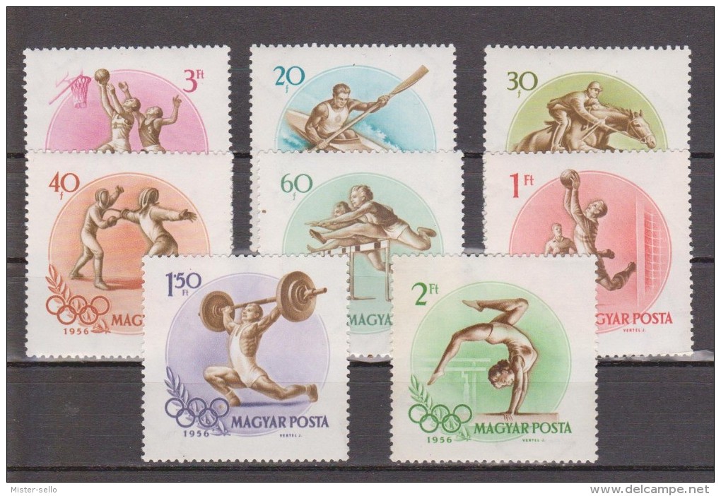 HUNGRIA 1956. JUEGOS OLÍMPICOS.  NUEVO - MNH ** OFERTA. - Summer 1956: Melbourne