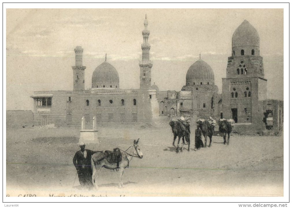 (PF 754) Islam - Mosque - Egypt (very Old Postcard) Mosque Of Sultan Barkuk - Islam