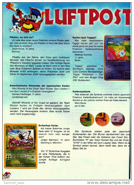 Zeitschrift Beckett "Pokemon Collector" Der Inoffizielle Führer Für Pokemon-Karten  -  Nr. 4 Von Ca. 1997 - Hobbies & Collections