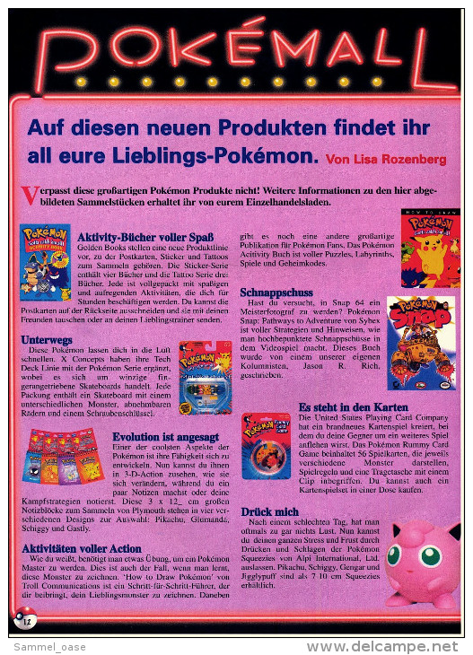 Zeitschrift Beckett "Pokemon Collector" Der Inoffizielle Führer Für Pokemon-Karten  -  Nr. 5 Von Ca. 1997 - Tempo Libero & Collezioni