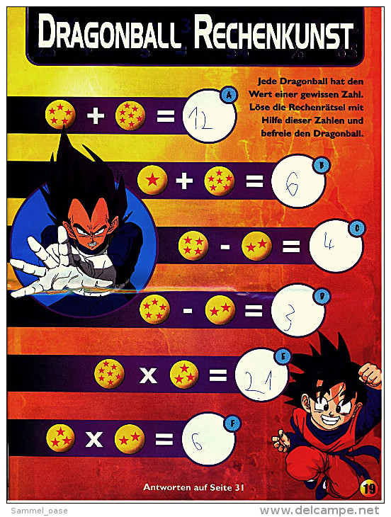 Dragon Ball Z  -  Activity Magazin  -  Nr. 3  Von Ca. 2002 - Informática