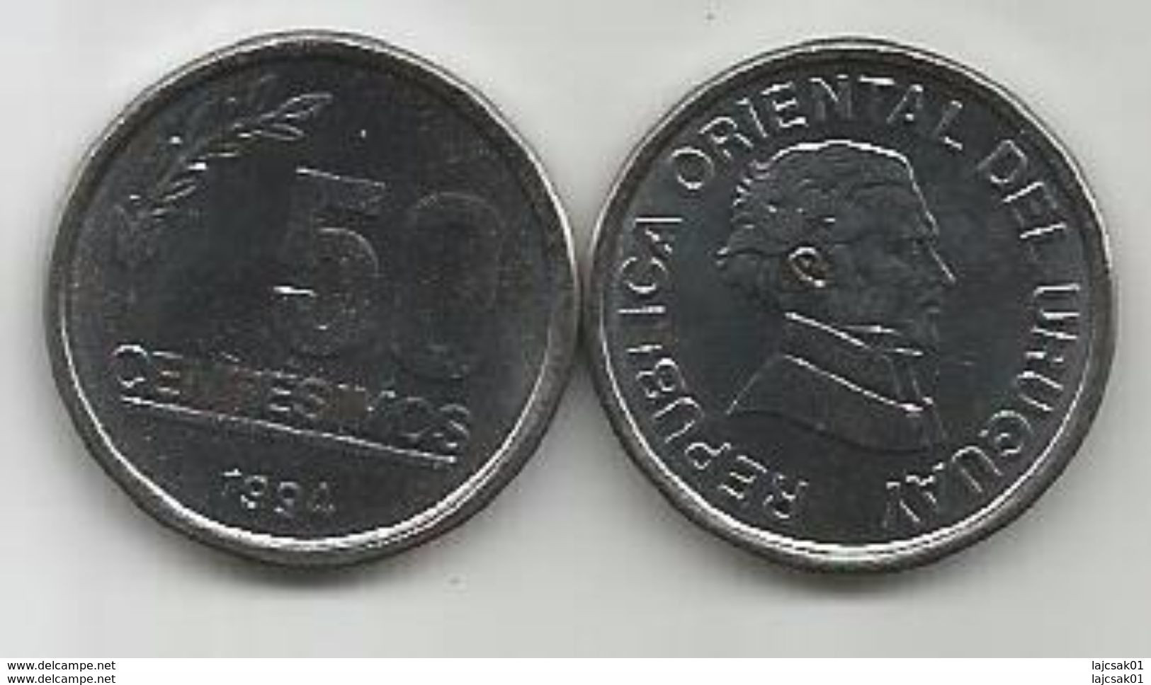 Uruguay 50 Centesimos 1994. - Uruguay