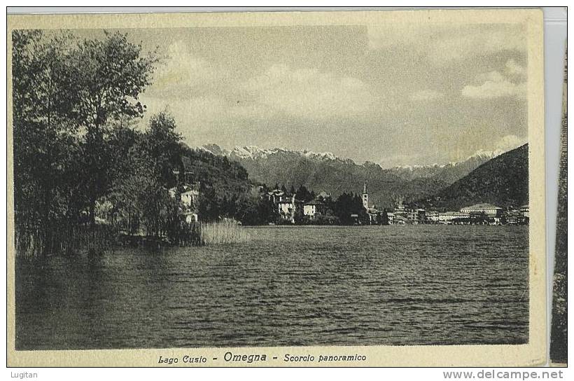 Cartolina - LAGO DI CUSIO - OMEGNA - VERBANIA - PIEMONTE - Verbania