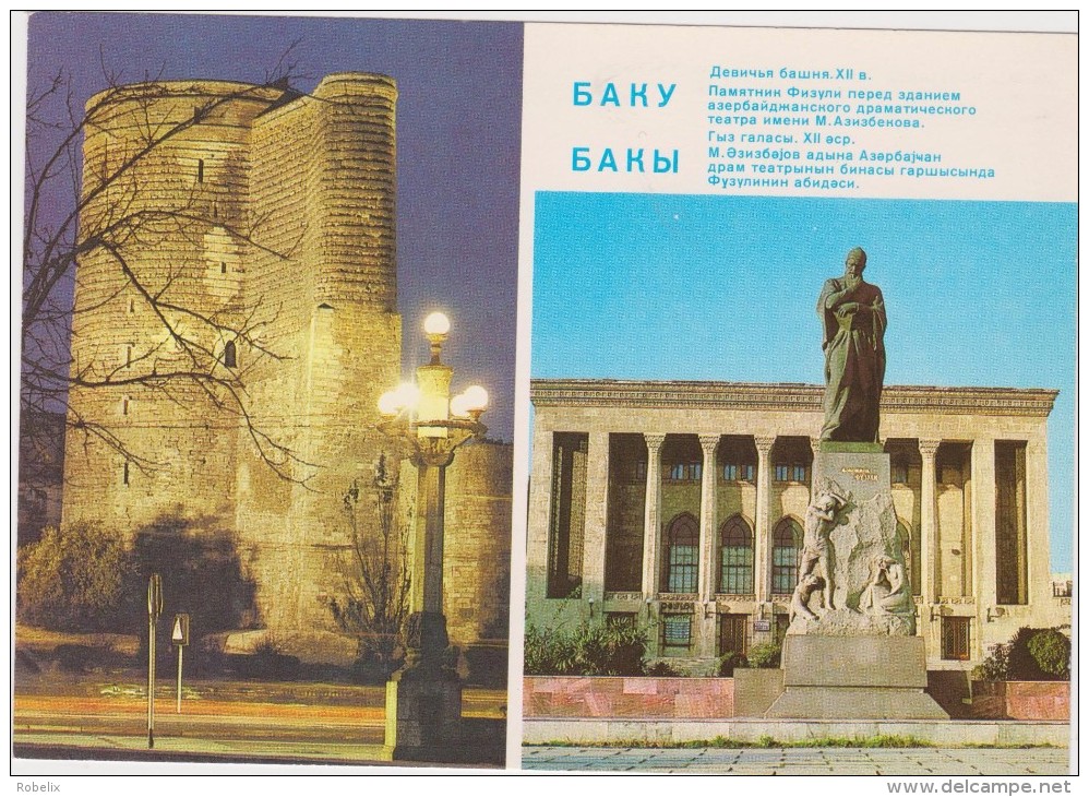 AZERBAIJAN  (USSR)  -    BAKU,BAKOU   1975 - Azerbaigian