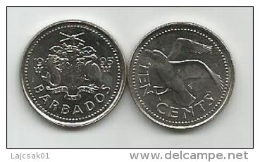 Barbados 10 Cents 1995. UNC - Barbades