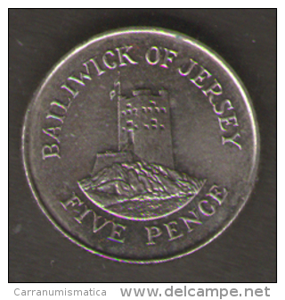 JERSEY FIVE PENCE 1991 - Jersey