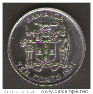 GIAMAICA 10 CENTS 1991 - Jamaica