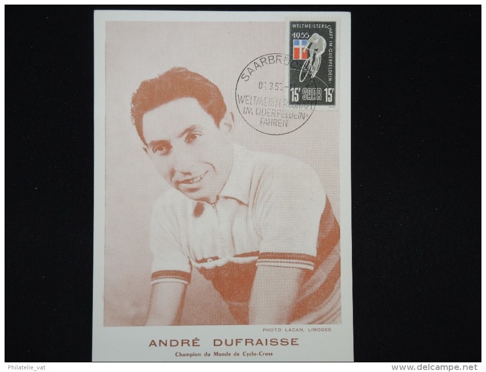 SARRE - Carte  De Dufraisse ( Cycliste ) En 1955 -  à Voir - Lot P9162 - FDC