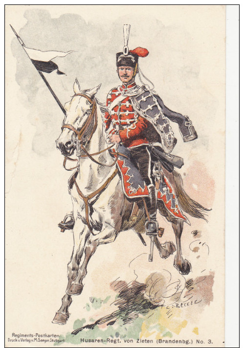 Régiement De Hussards - Reggimenti