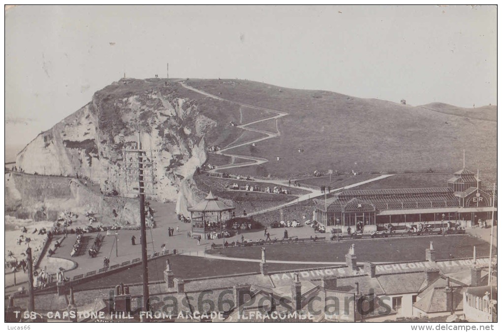 Ilfracombe Capstone Hill From Arcade - Ilfracombe